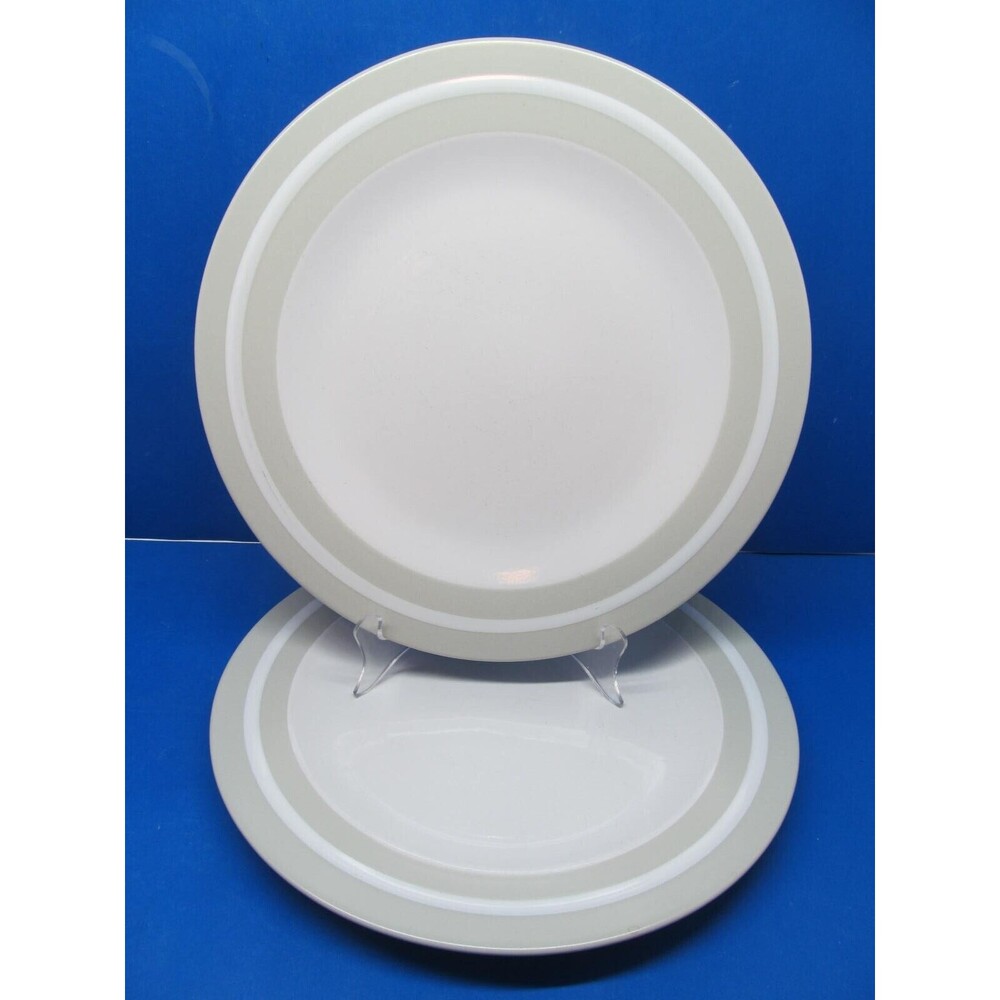 Emeril Professional Set Of 2 Celedon 11 1/2" Dinner Plates Read Description